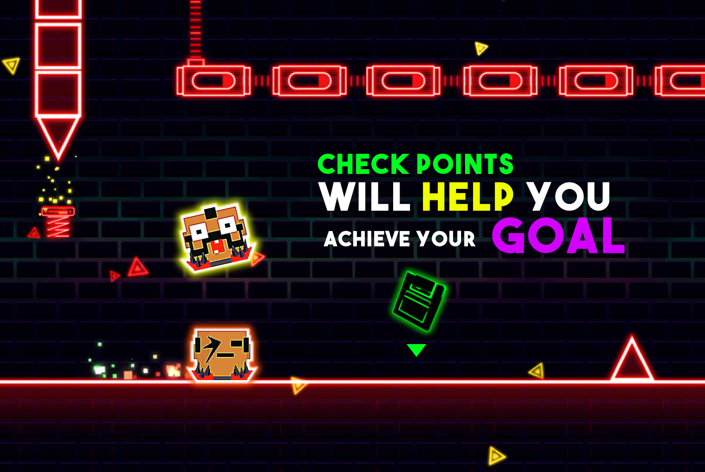 Captura de Tela do Jogo Daft Jump - Addictive platformer game