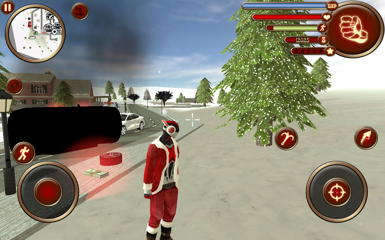 Christmas Rope Hero 2017 Game Screenshot