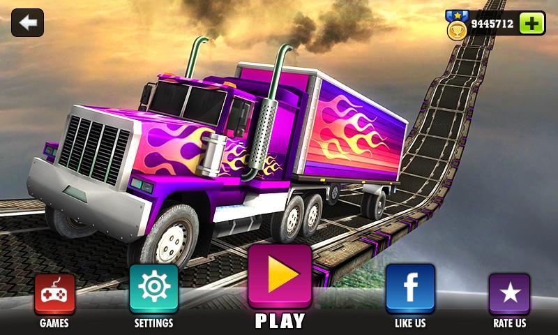 Impossible Truck Tracks Drive Game Screenshot