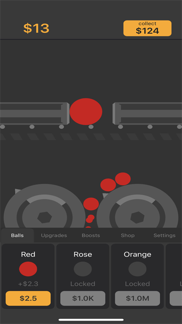 Скриншот игры Idle Ball Crush