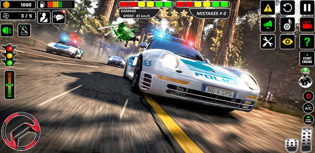 jogos de carros policia 3d versão móvel andróide iOS apk baixar  gratuitamente-TapTap