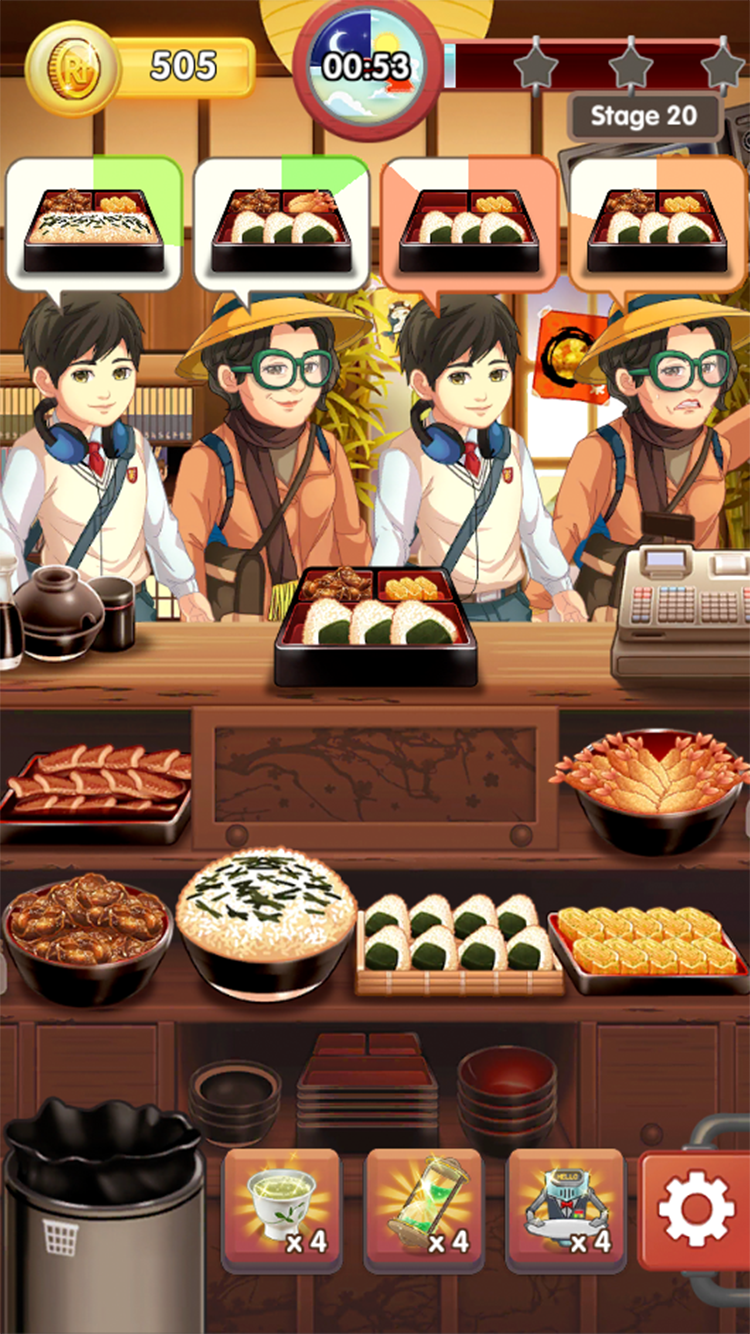 Japan Food Chain Game Screenshot