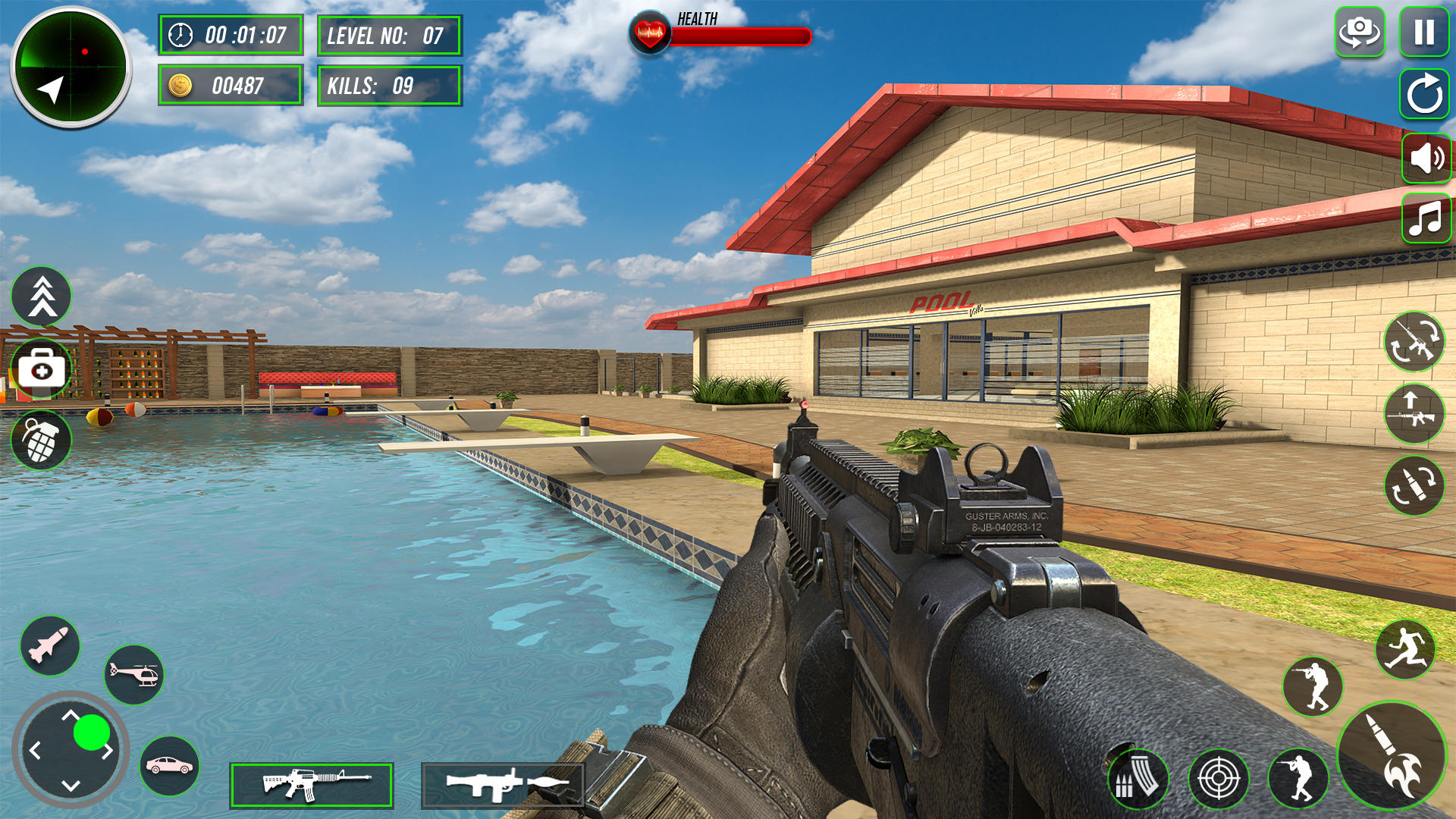 Screenshot 1 of Fpsガンシューティングゲーム3d 1.1.30