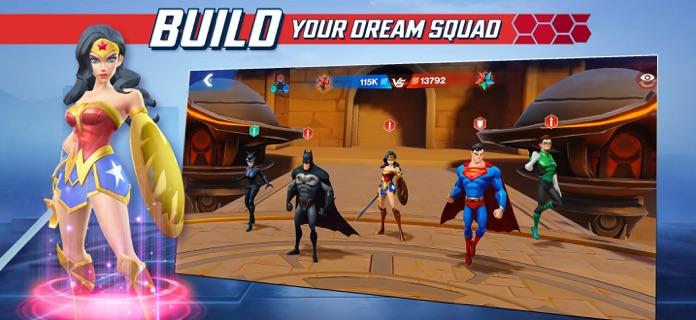 Скриншот игры DC Worlds Collide Strategy RPG