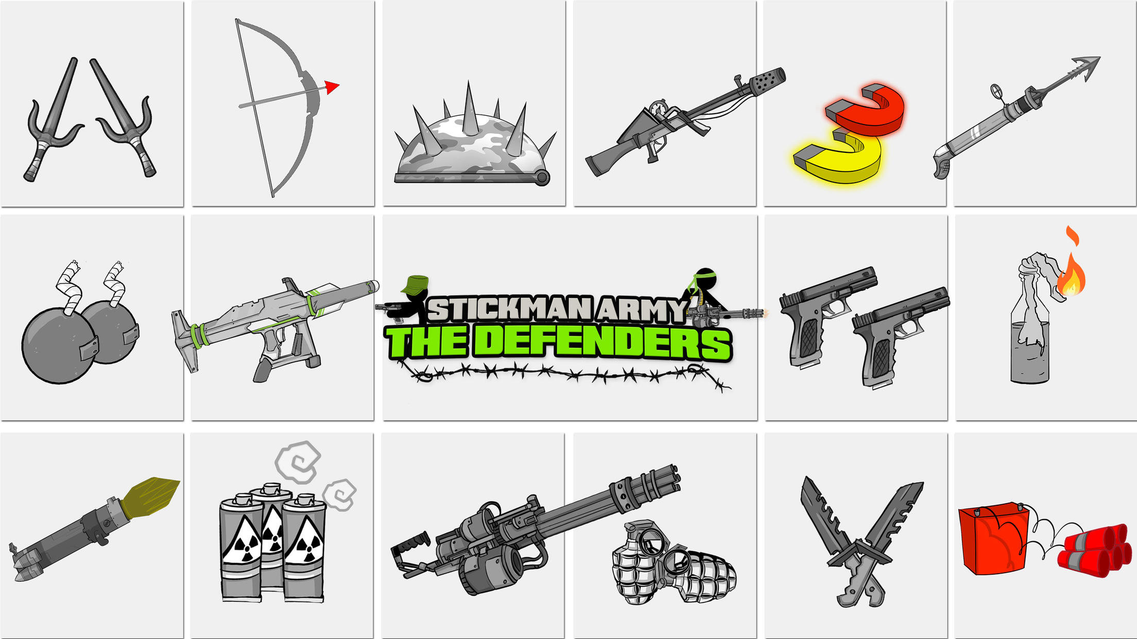 Stickman Army : The Defenders 게임 스크린샷