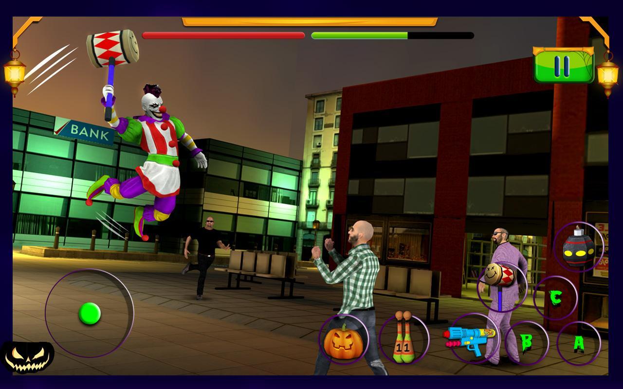 Scary Clown : Halloween Night Game Screenshot