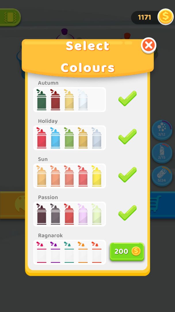 Cut and Paint screenshot game