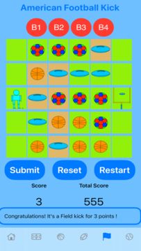 Sports Trace Puzzle Game Screenshot