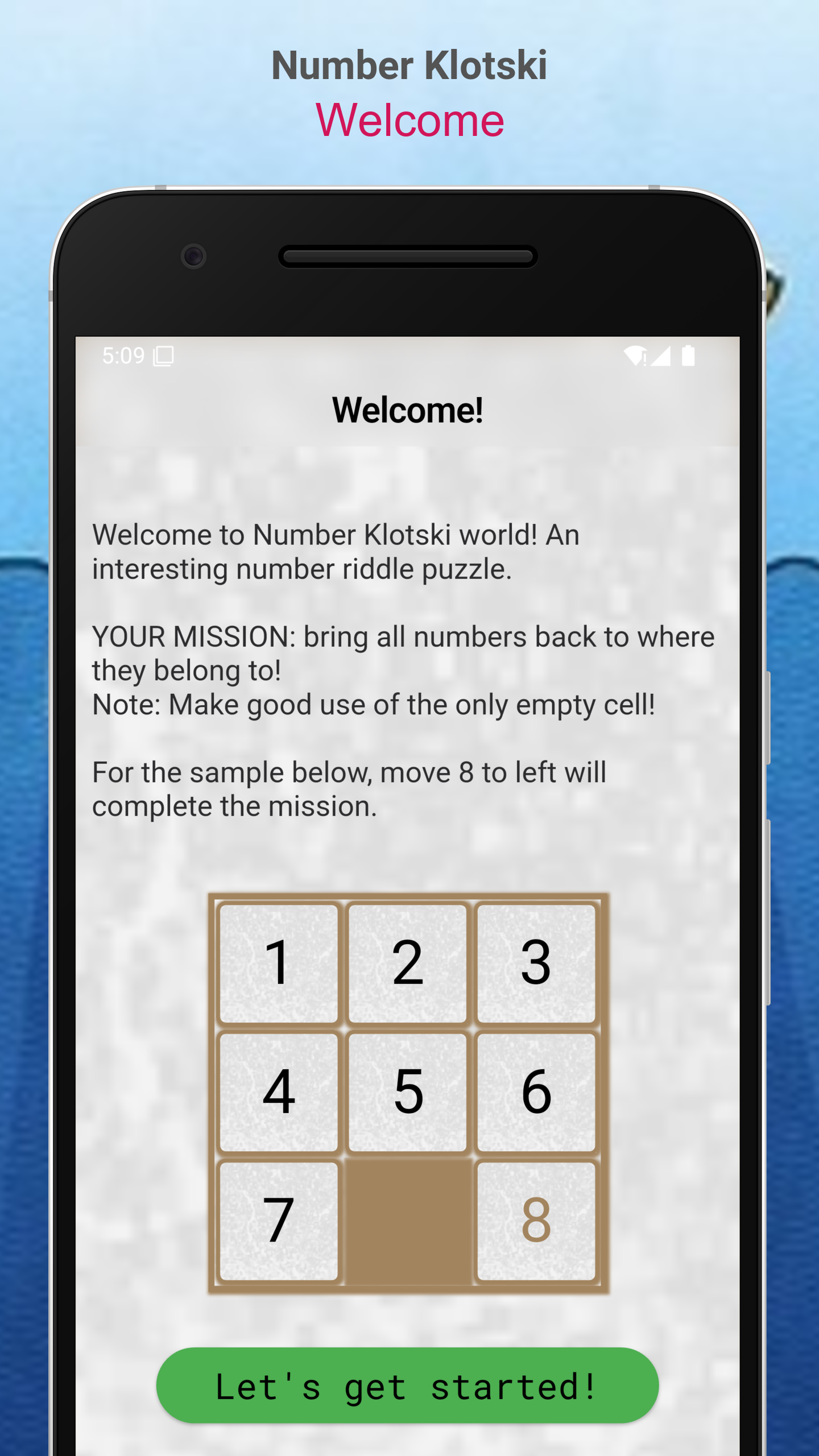 Cuplikan Layar Game Number Klotski - riddle puzzle