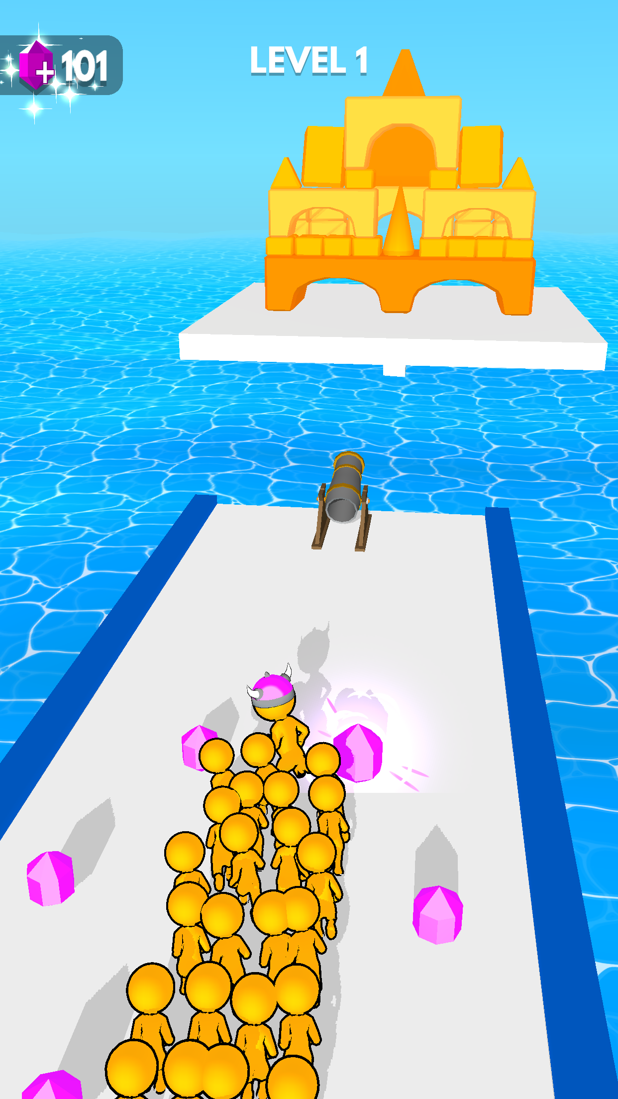 Crowd Battle 3D Game Screenshot