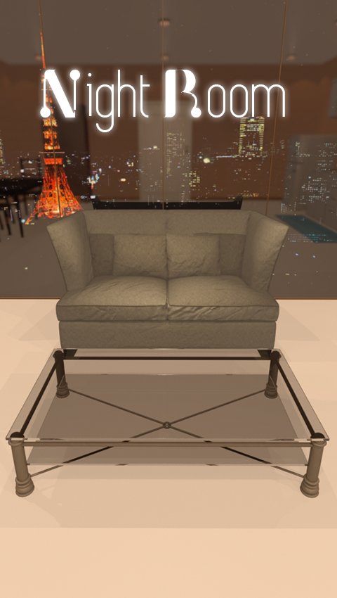 脱出ゲーム　Night Room Game Screenshot