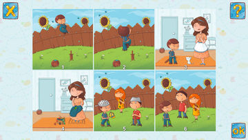 Tell a Story - game to train speech for kids Game Screenshot