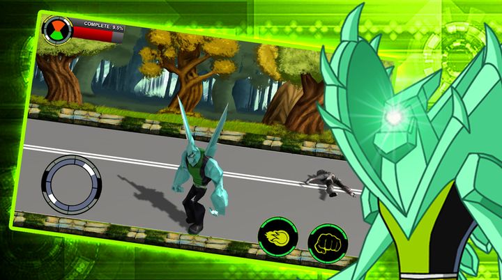 Screenshot 1 of Ben Super Alien Fighter Hero: Game Aksi 1.0
