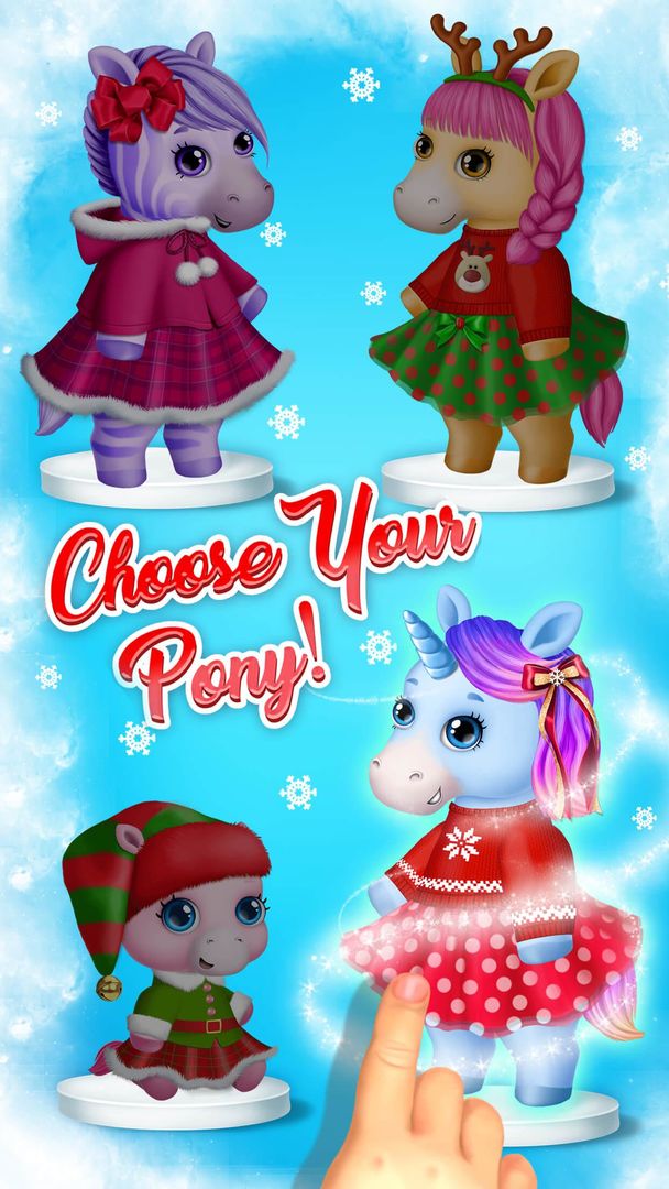 Pony Sisters Christmas - 벽난로 옆에서 편안한 크리스마스 이브 보내기 게임 스크린 샷