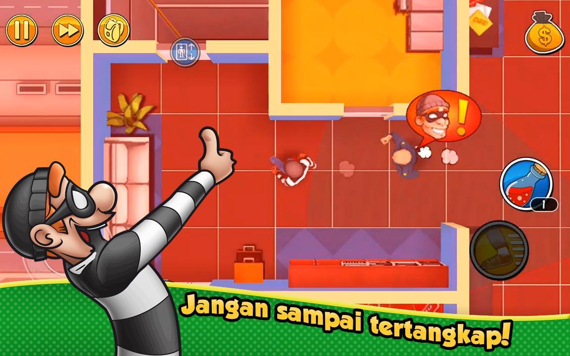 Cuplikan Layar Game Robbery Bob