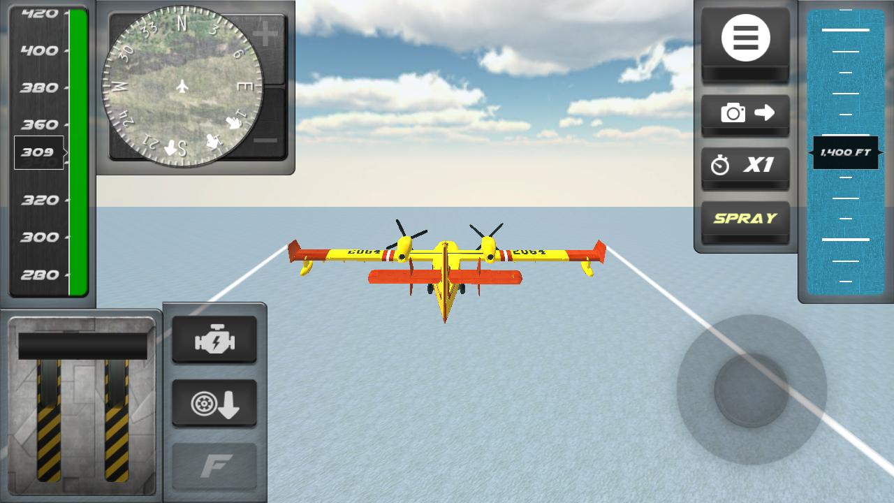Airplane Firefighter Sim Game Screenshot
