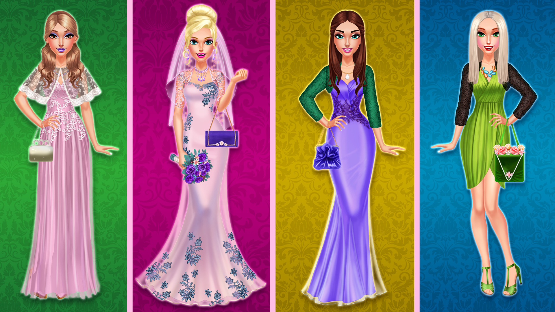 Bride and Bridesmaids Wedding Game Screenshot