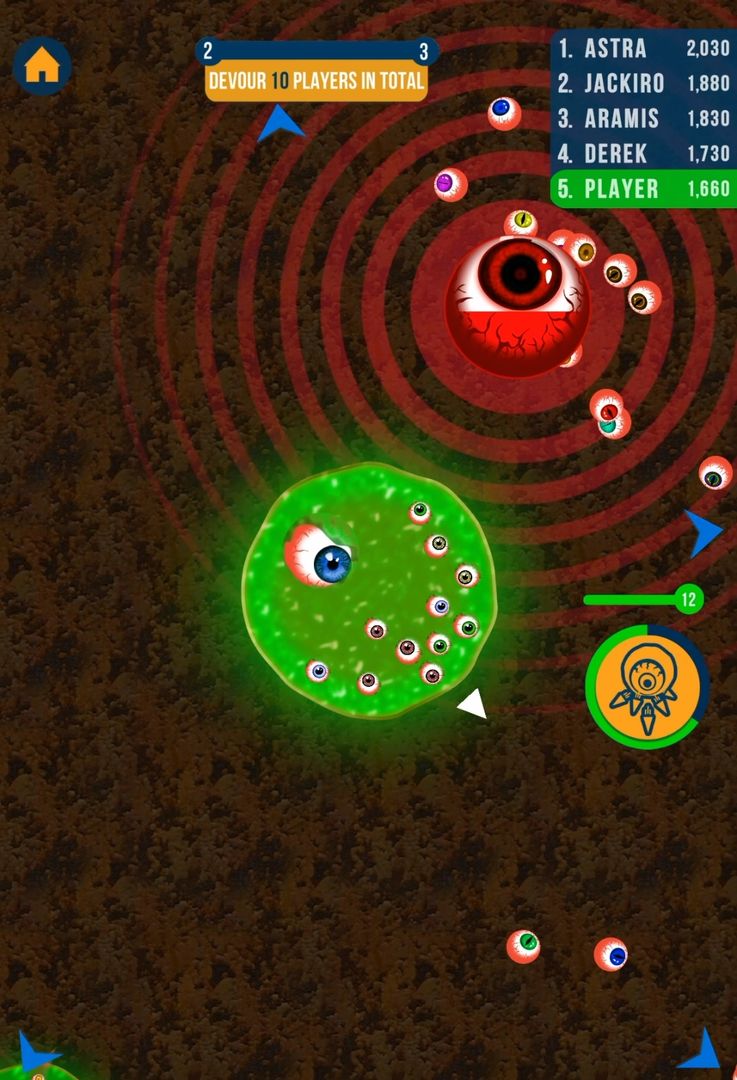 Alien Blob io screenshot game