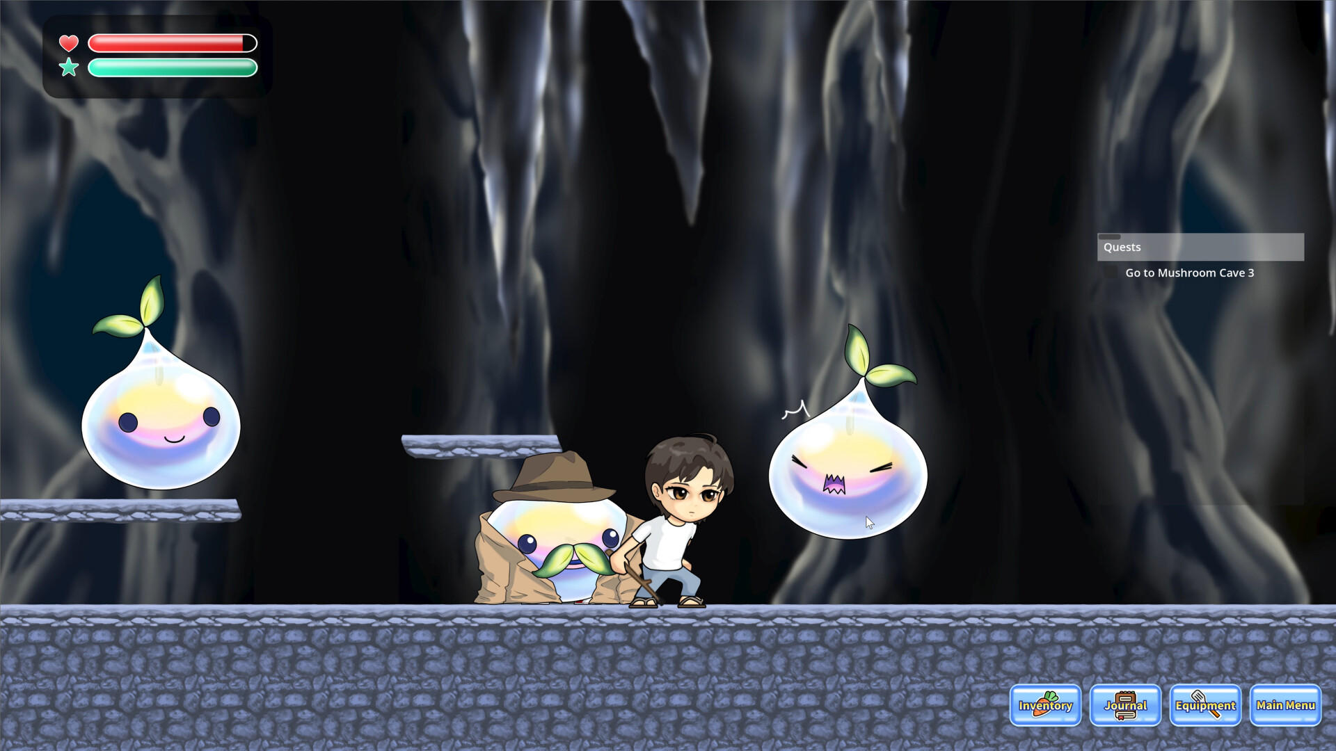 Slime in a Trench Coat: A Cooking Mystery Game Screenshot