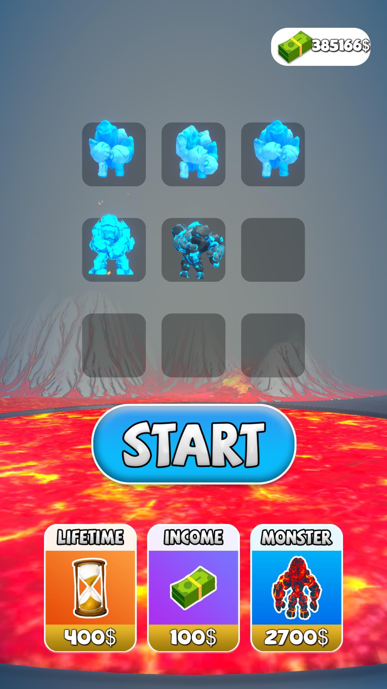 Cuplikan Layar Game Merge Master: Melt Monsters