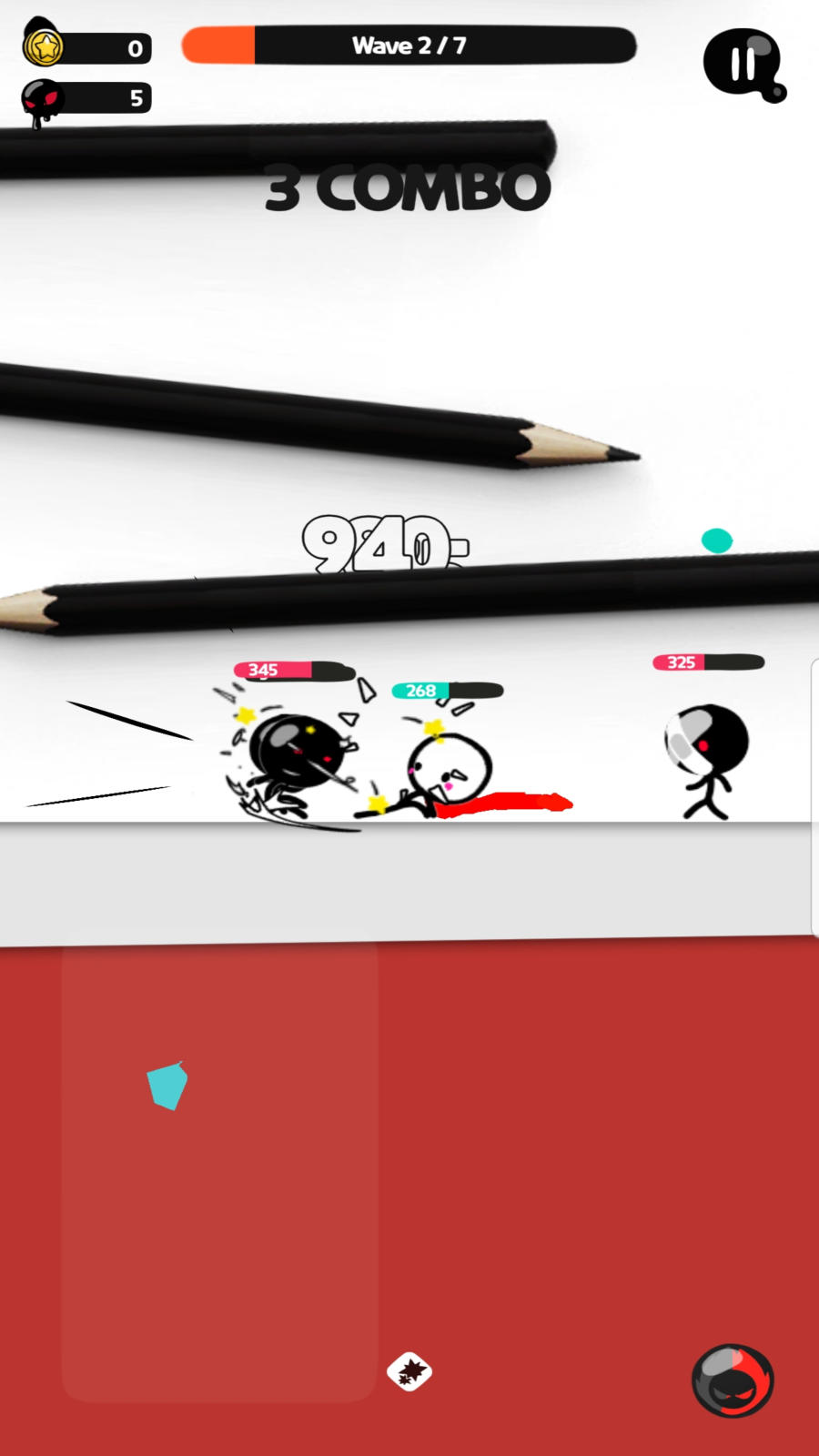 Captura de Tela do Jogo Super Action Hero: Stick Fight