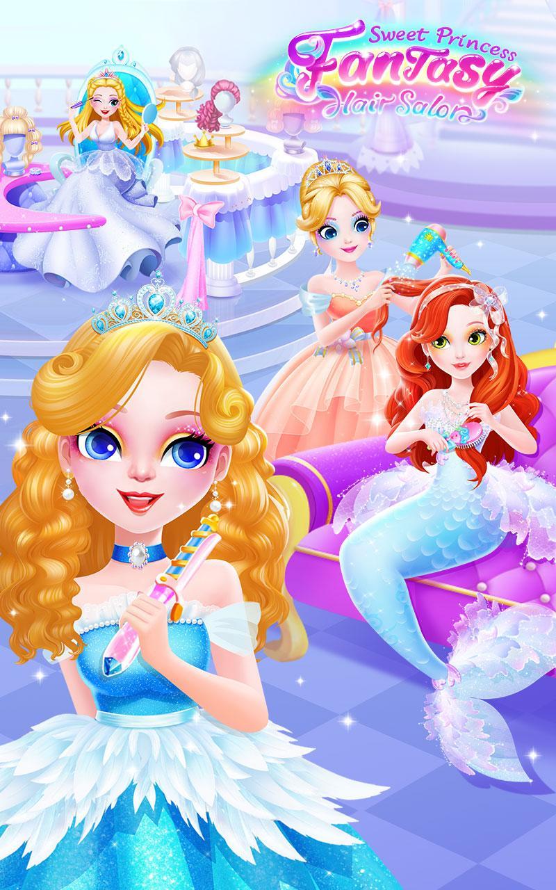 Screenshot 1 of Sweet Princess Fantasy Hair Salon 1.1.1