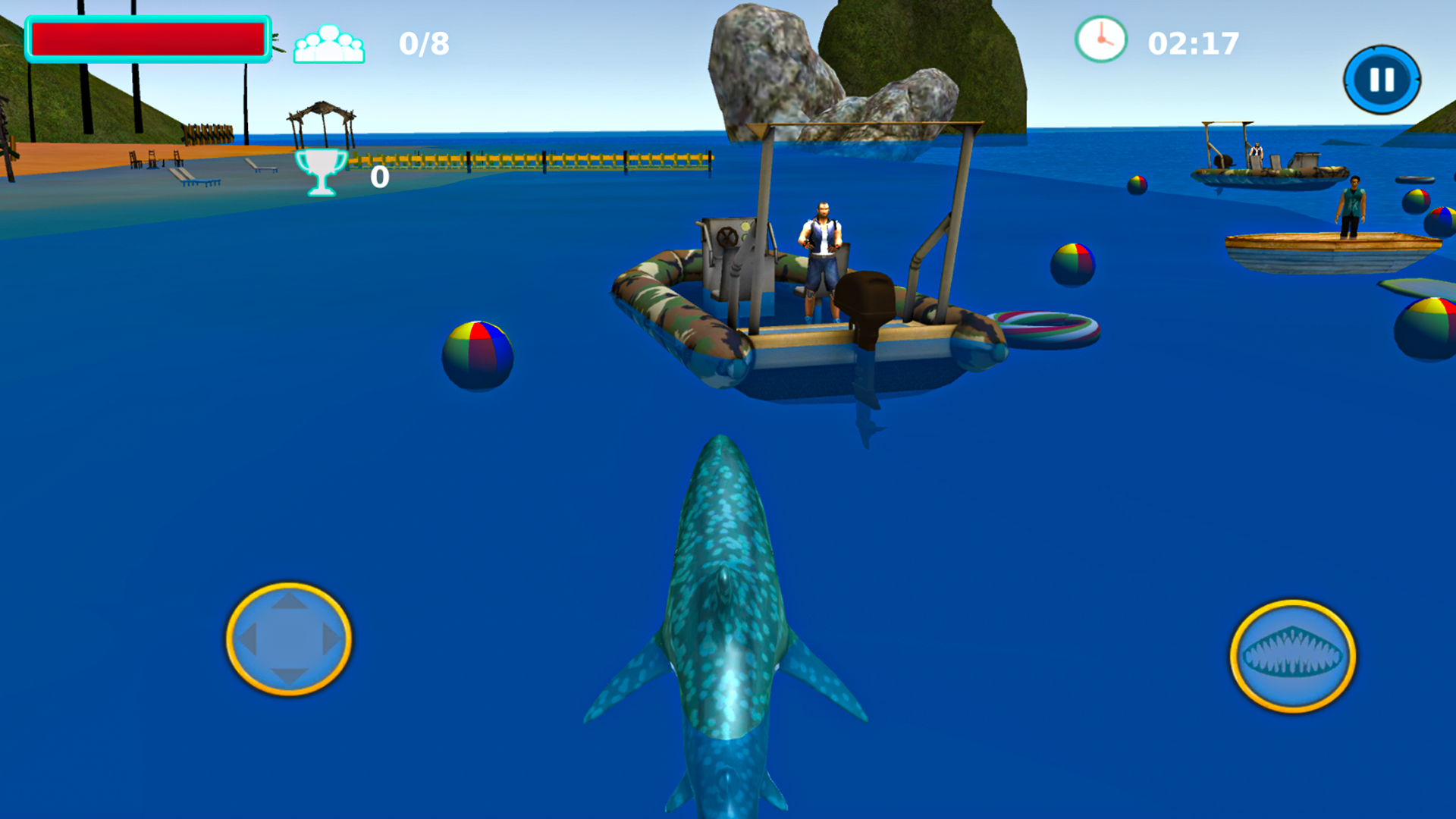 Shark Attack - Hunting Game ภาพหน้าจอเกม
