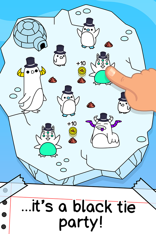 Penguin Evolution: Idle Merge Game Screenshot