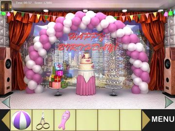 Escape From Girl BirthdayParty Game Screenshot