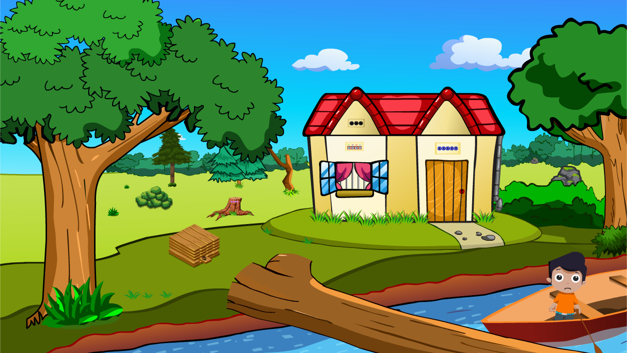 Small Boy Boat Escape Game Screenshot