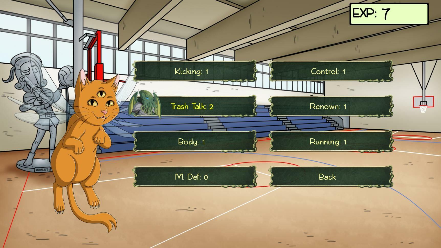 Screenshot of Tentacle Prawn: (Actually) A Cthulhu Dating Sim