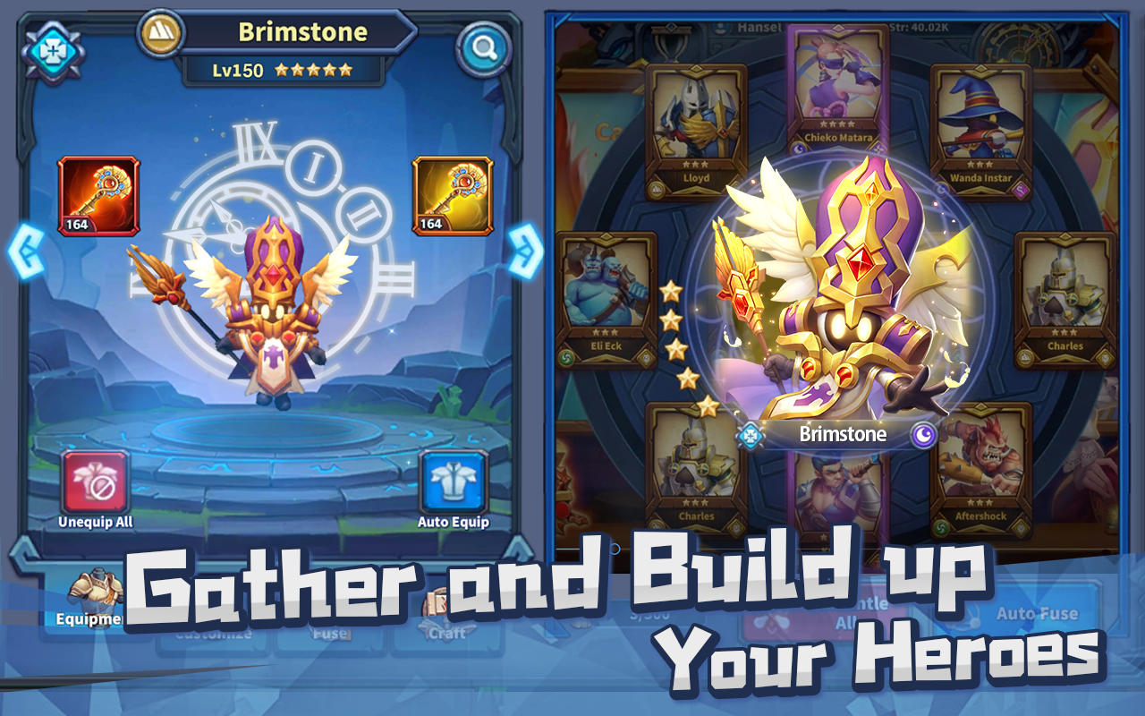 Endless World - Idle RPG 게임 스크린샷
