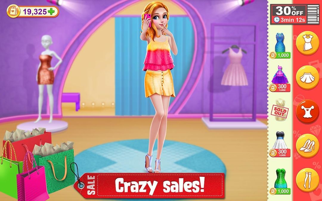 Black Friday Fashion Mall Game screenshot game