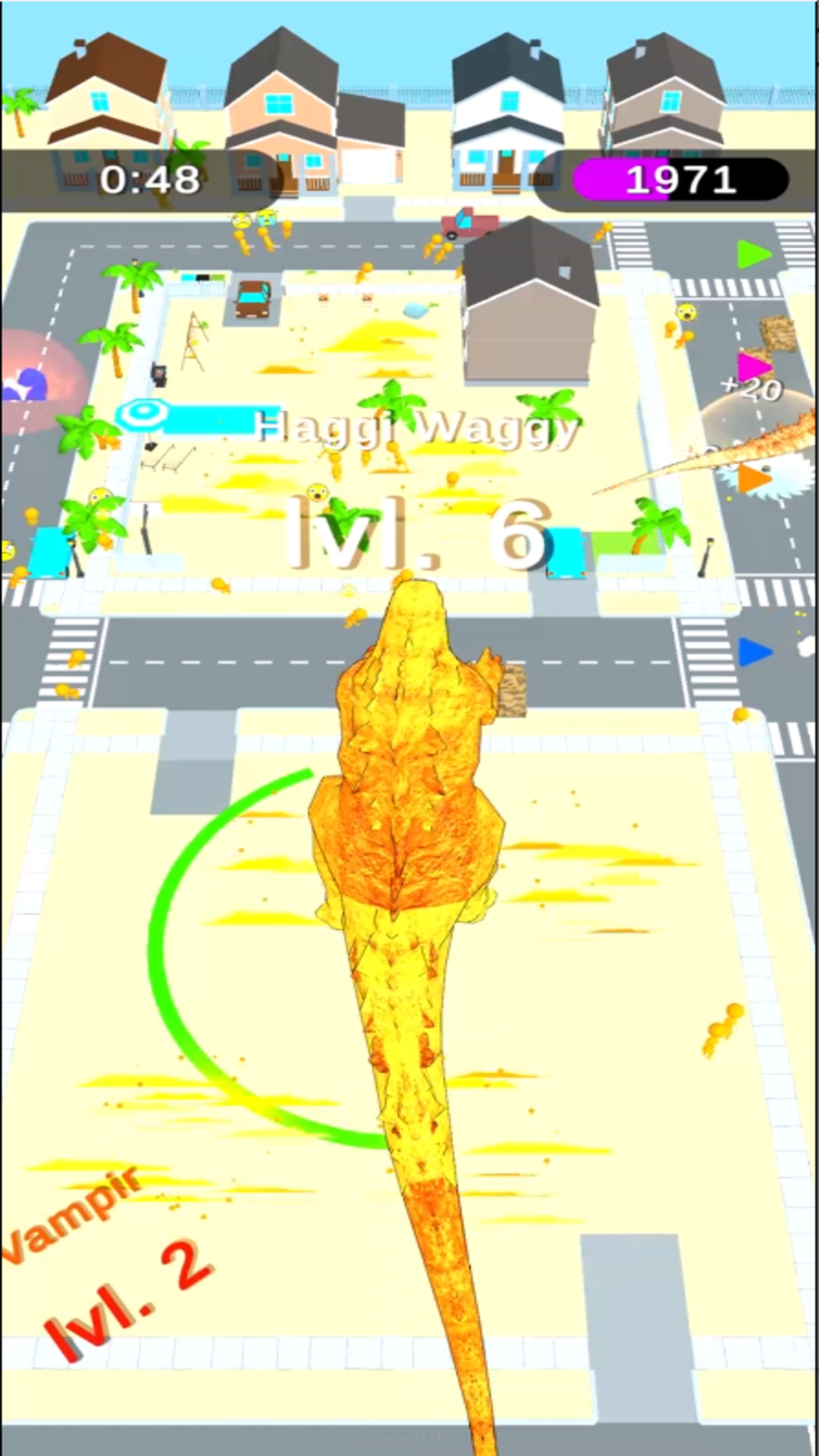 Kaiju Destroy IO Game Screenshot