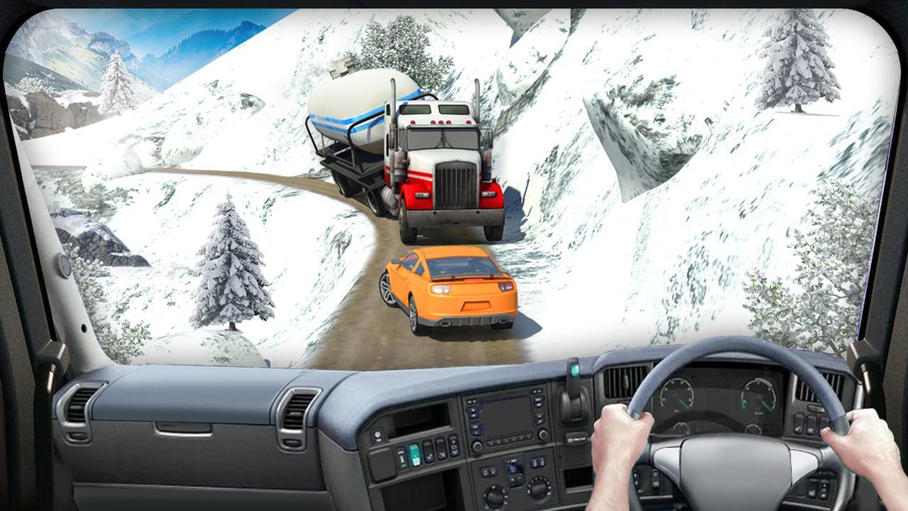 Oil Tanker Truck Simulator: Hill Driving Game Screenshot