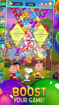 Bubble Shooter - Snoopy POP! Game Screenshot