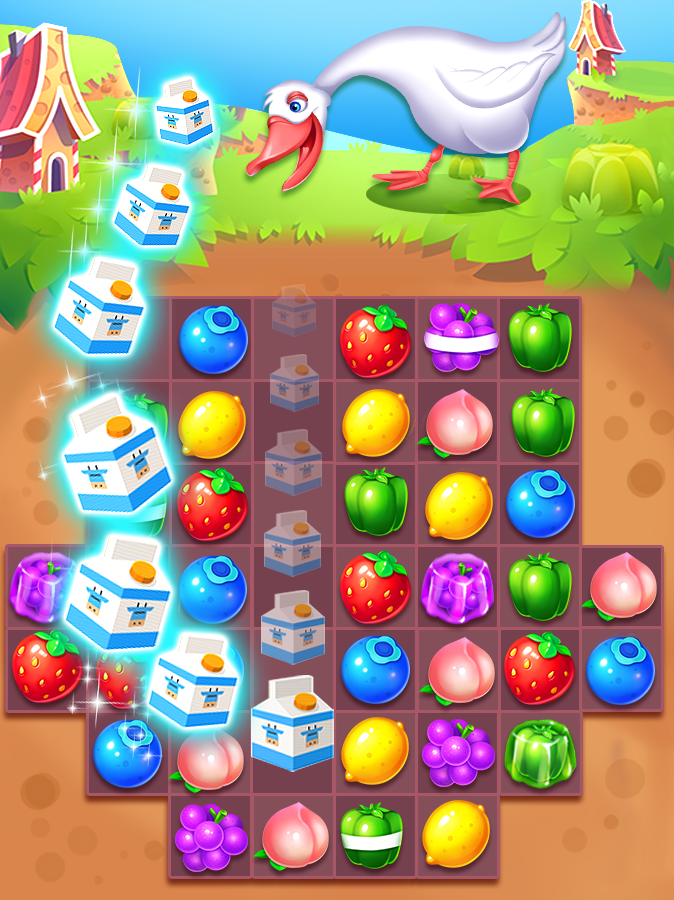 Скриншот игры fruit pop farm time