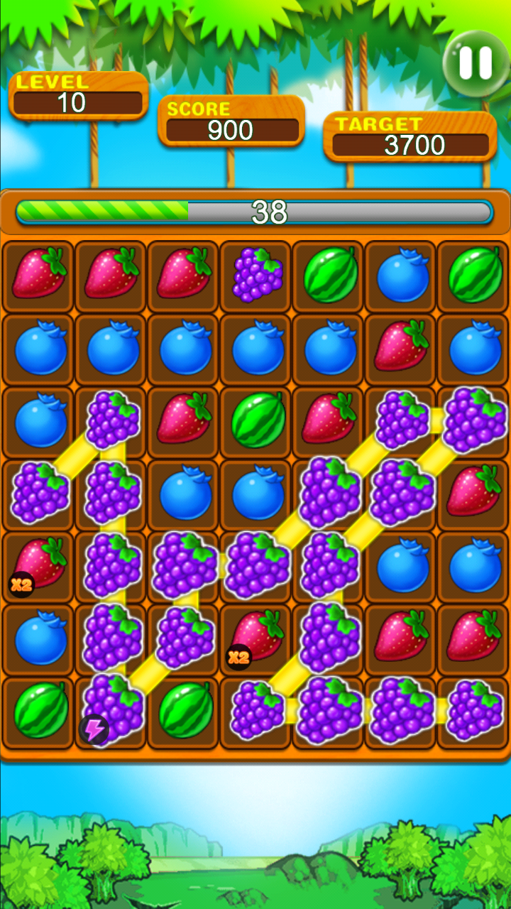 Screenshot of Fruit Splash