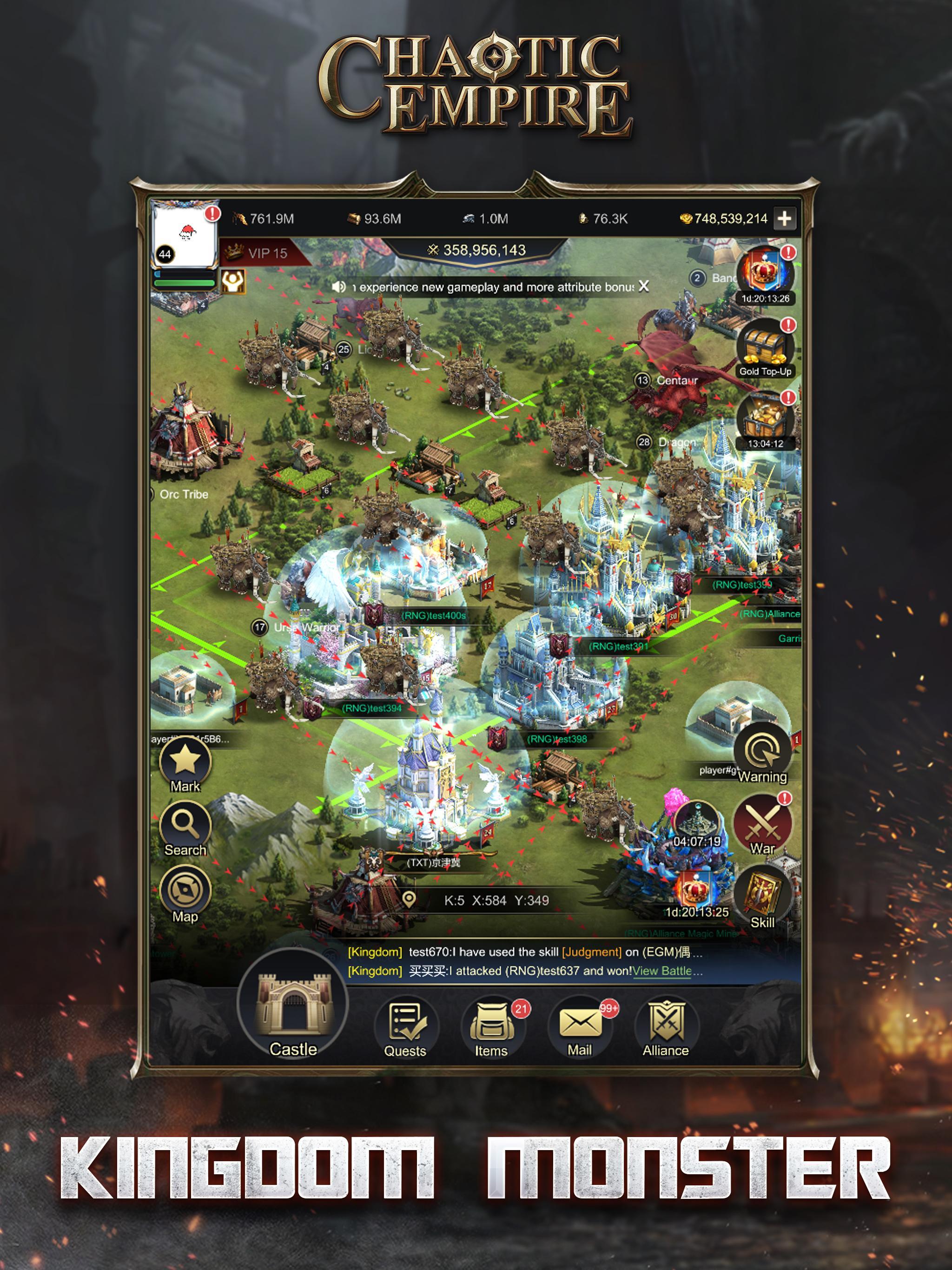 Chaotic Empire: Legendary Strategy Game Game Screenshot