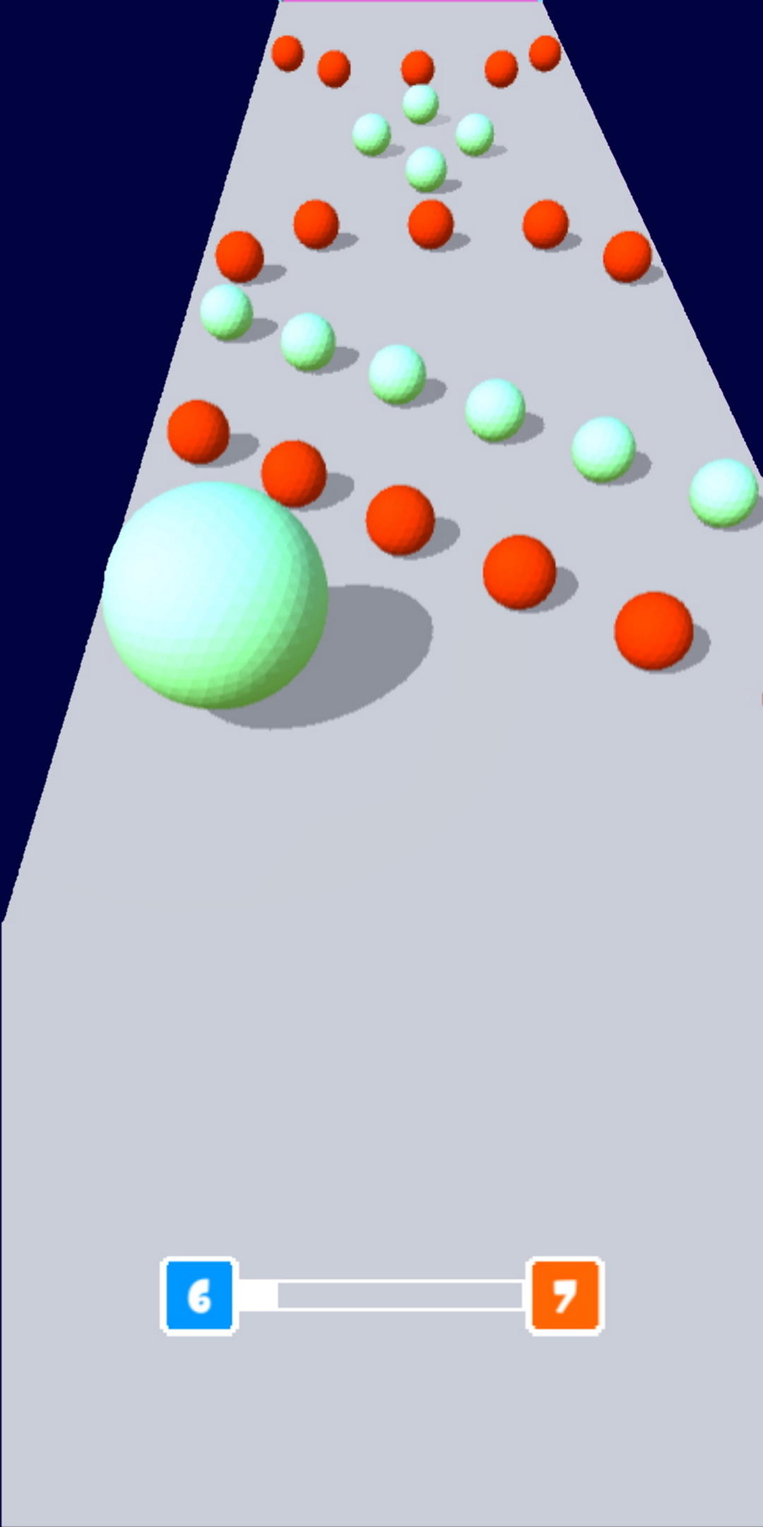 Screenshot of Roll Ball Smash Wall