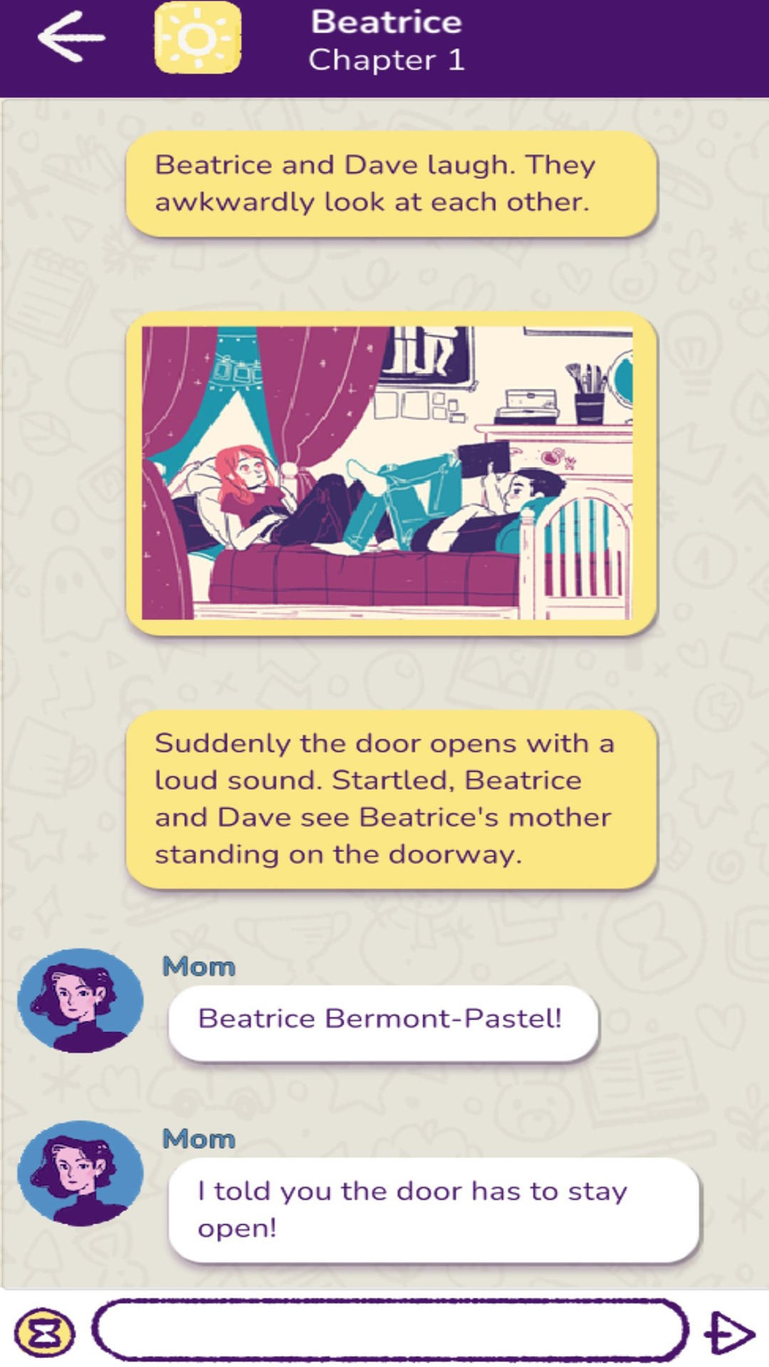 Paths: Beatrice's Adventure Game Screenshot