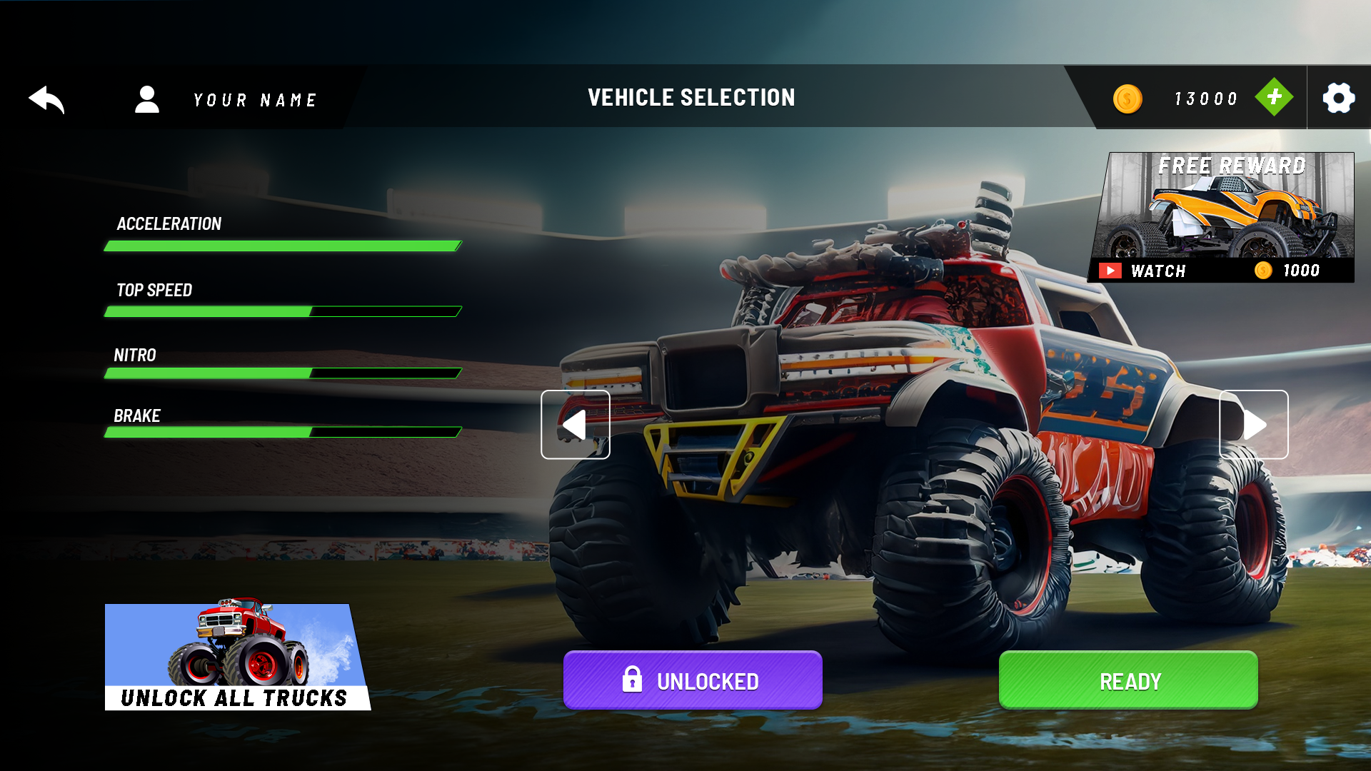 Screenshot 3 of Monster Truck Racing Challenge 