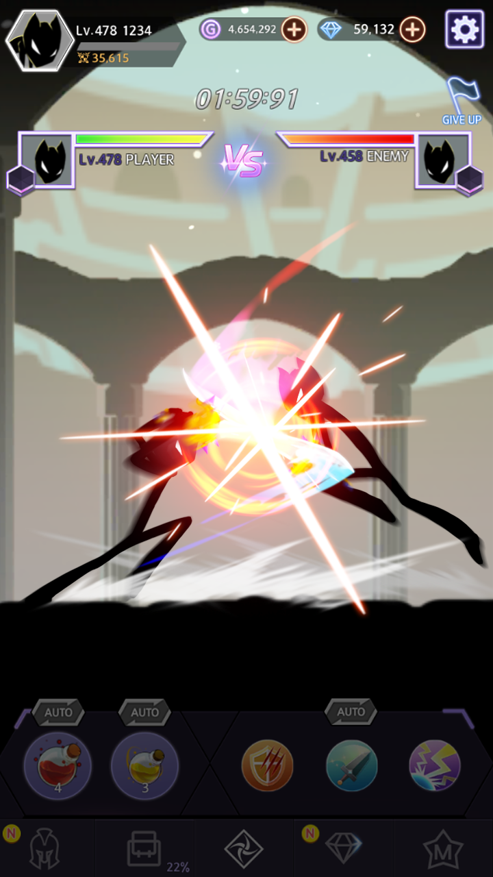 그림자 전사 키우기 - 탭보단 방치 게임 스크린샷