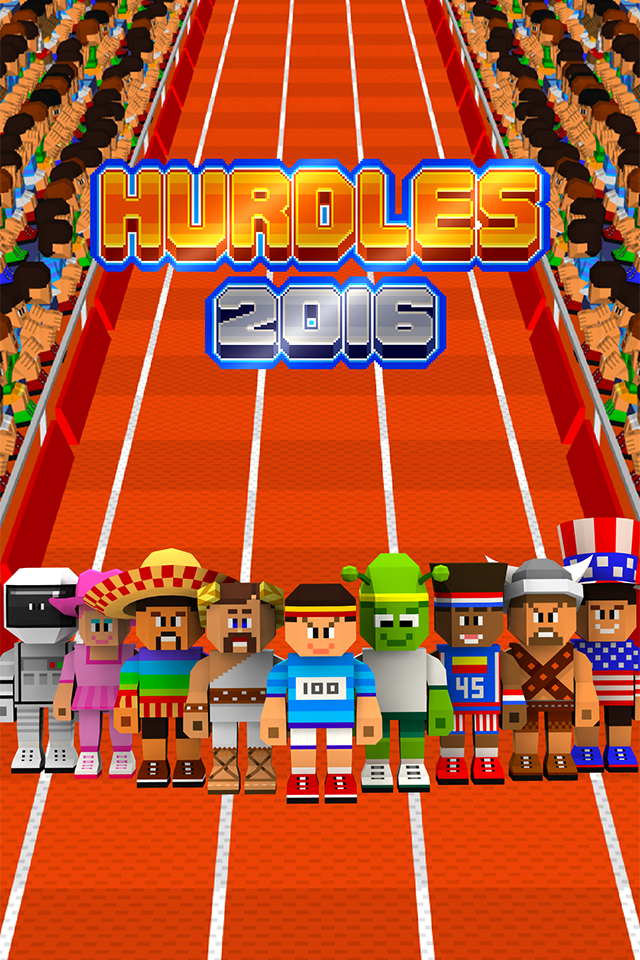One Tap Hurdles 2016 Game Screenshot