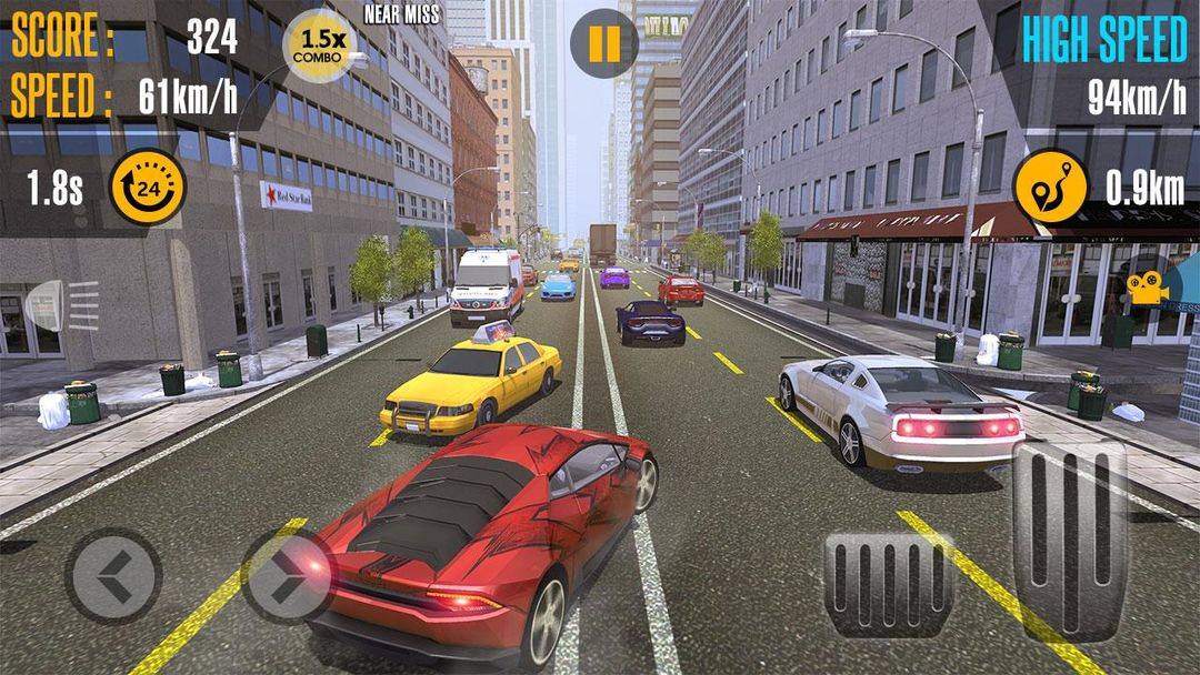 Super Highway Traffic Car Racer 3D ภาพหน้าจอเกม