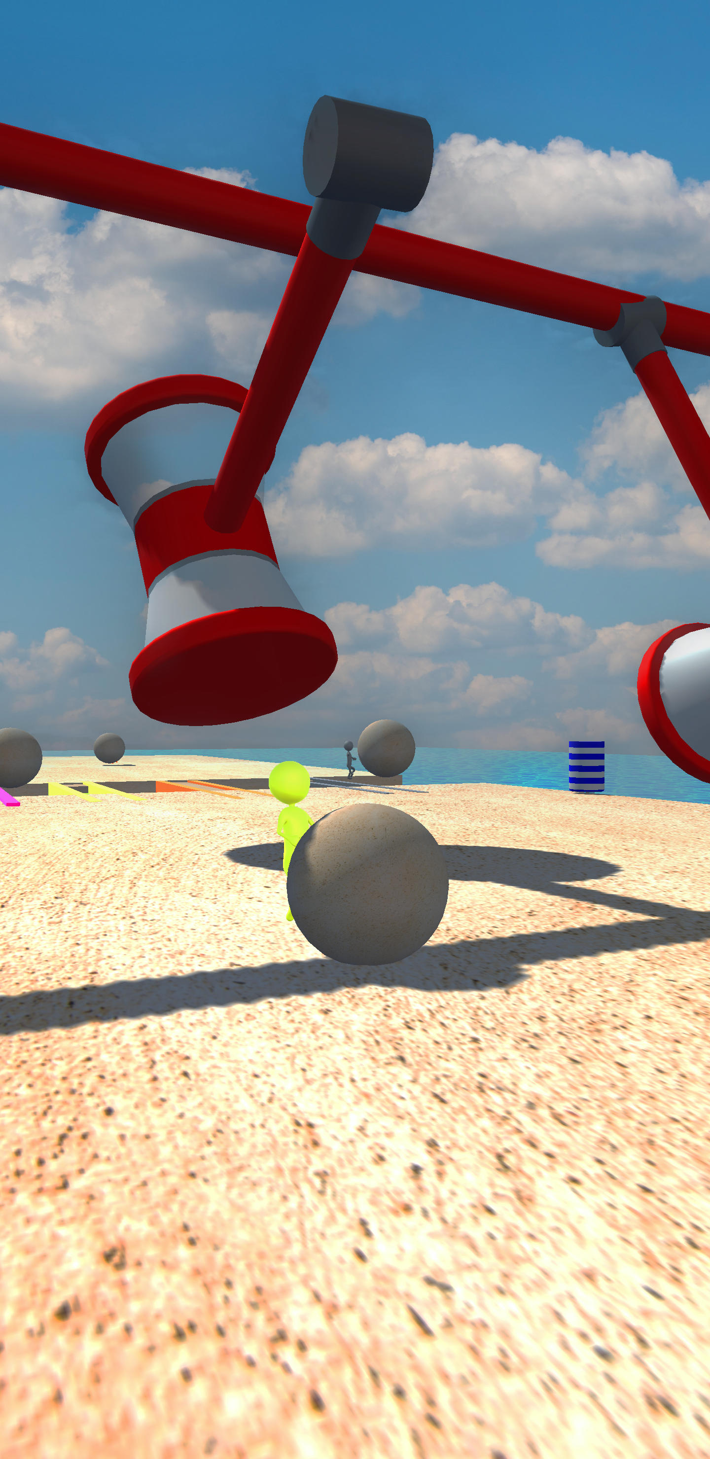Sand Ball Run Race.io Game Game Screenshot
