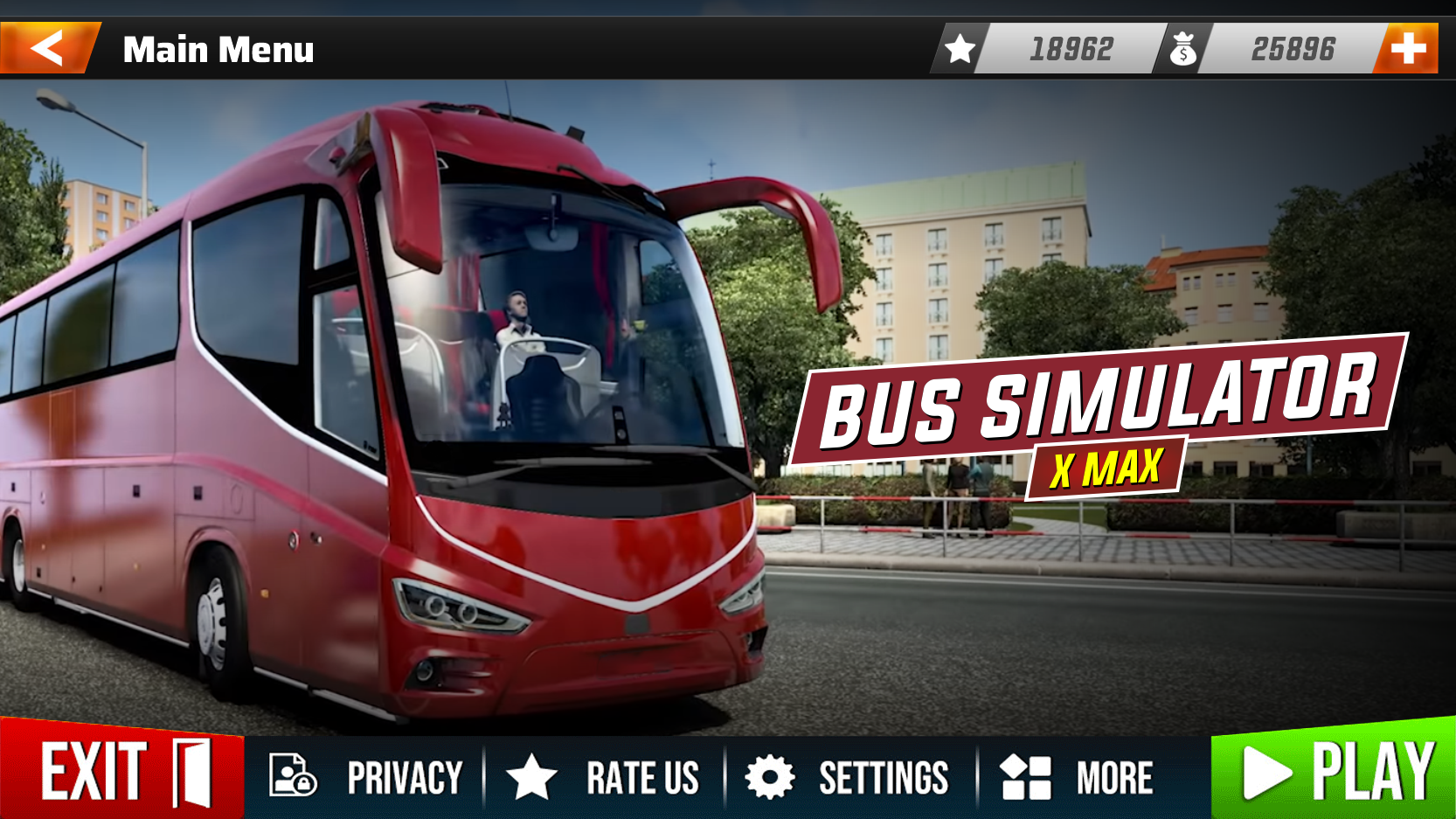 Cuplikan Layar Game Bus Simulator 2023