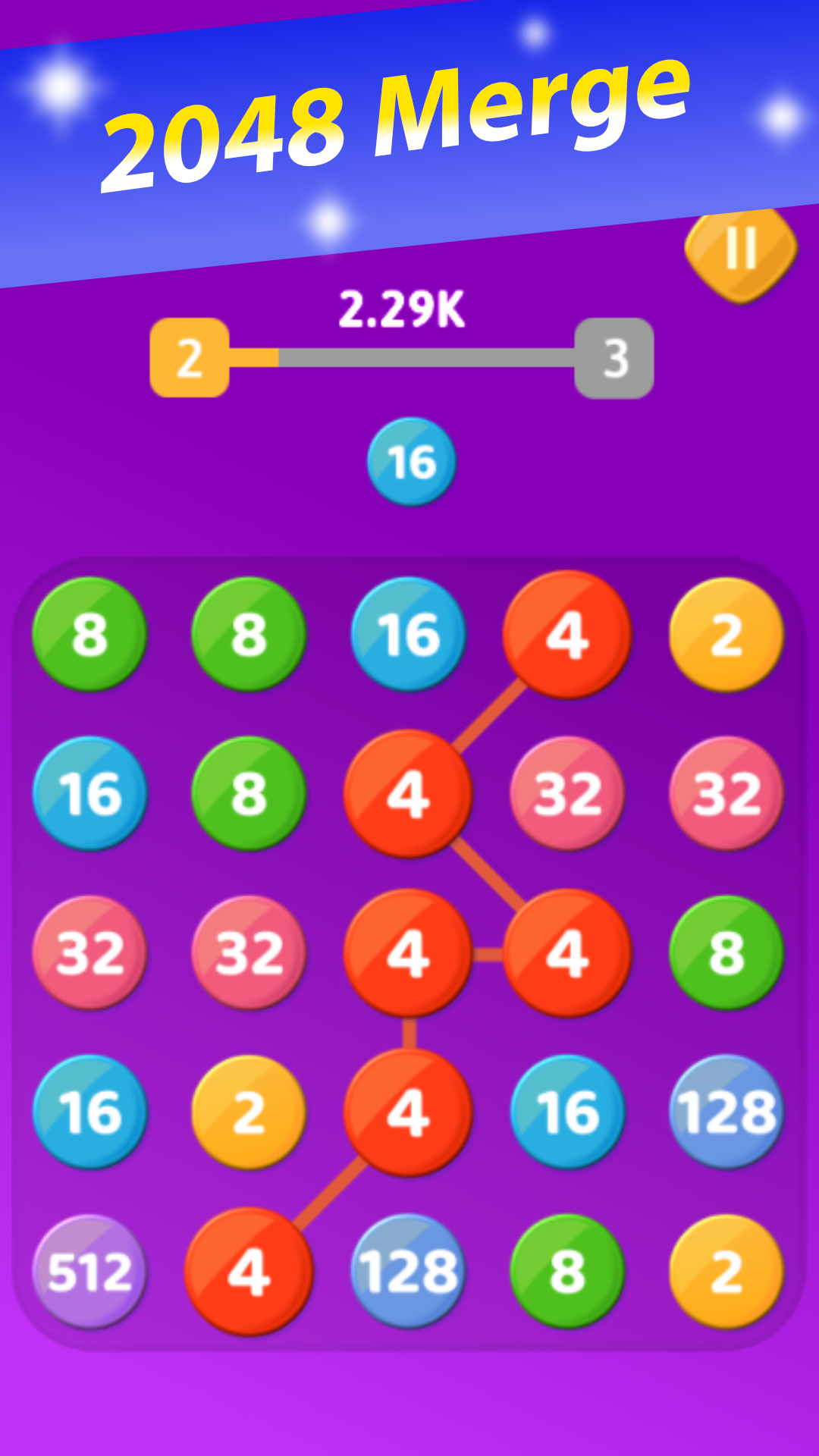 2248 Number Link Puzzle Game Game Screenshot