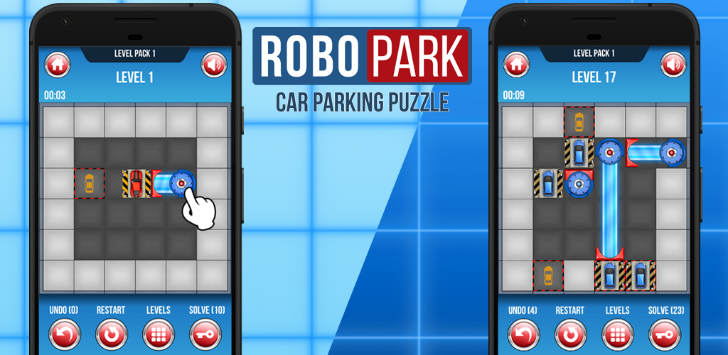 Banner of RoboPark : 자동차 주차 퍼즐, Sokoban 게임 밀기 1.1