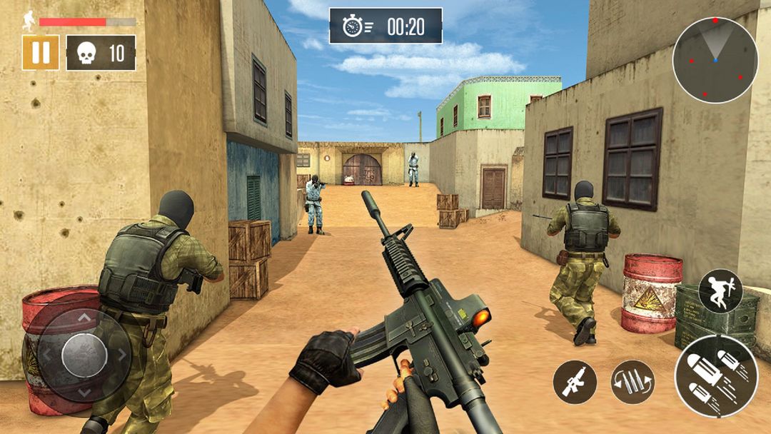 FPS 코만도 슈팅 - 총기 게임, 군대 게임 게임 스크린 샷
